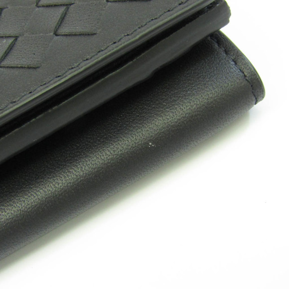 BOTTEGA VENETA Intrecciato 515385 Women,Men Leather Wallet [tri-fold] Black - Picture 5 of 10